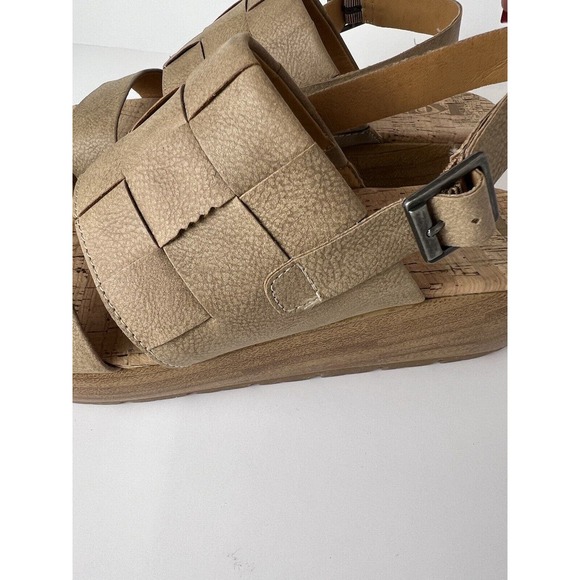 Korks Kork-Ease Women's Fraya Wedge Slingback Natural Platform Sandal Size 9 - Picture 7 of 15